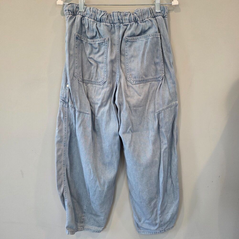 We the Free Barrel Jeans XS light wash boho casual cottage feminine- flaws - Picture 5 of 8